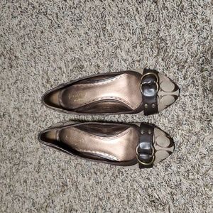 Coach Brown and Cream Women's Shoes